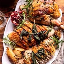Herb and Butter Roasted Turkey Parts | halfbakedharvest.com