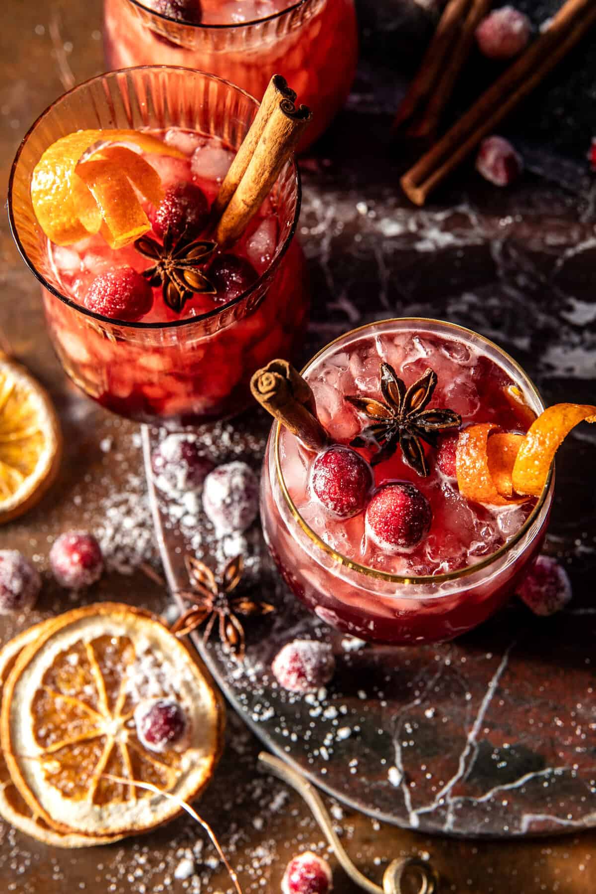 Thanksgiving Cranberry Cobbler Punch | halfbakedharvest.com