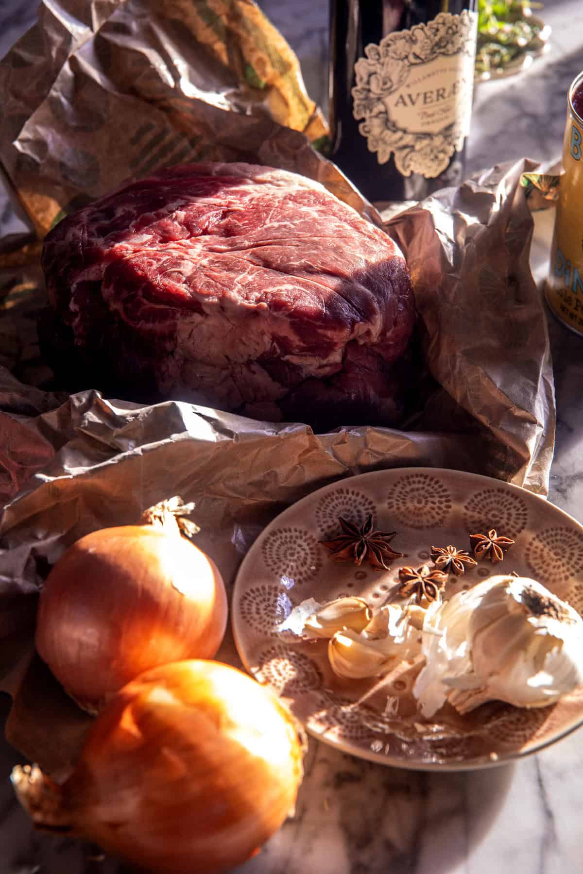 Pot Roast Sunday Sauce with Rigatoni | halfbakedharvest.com