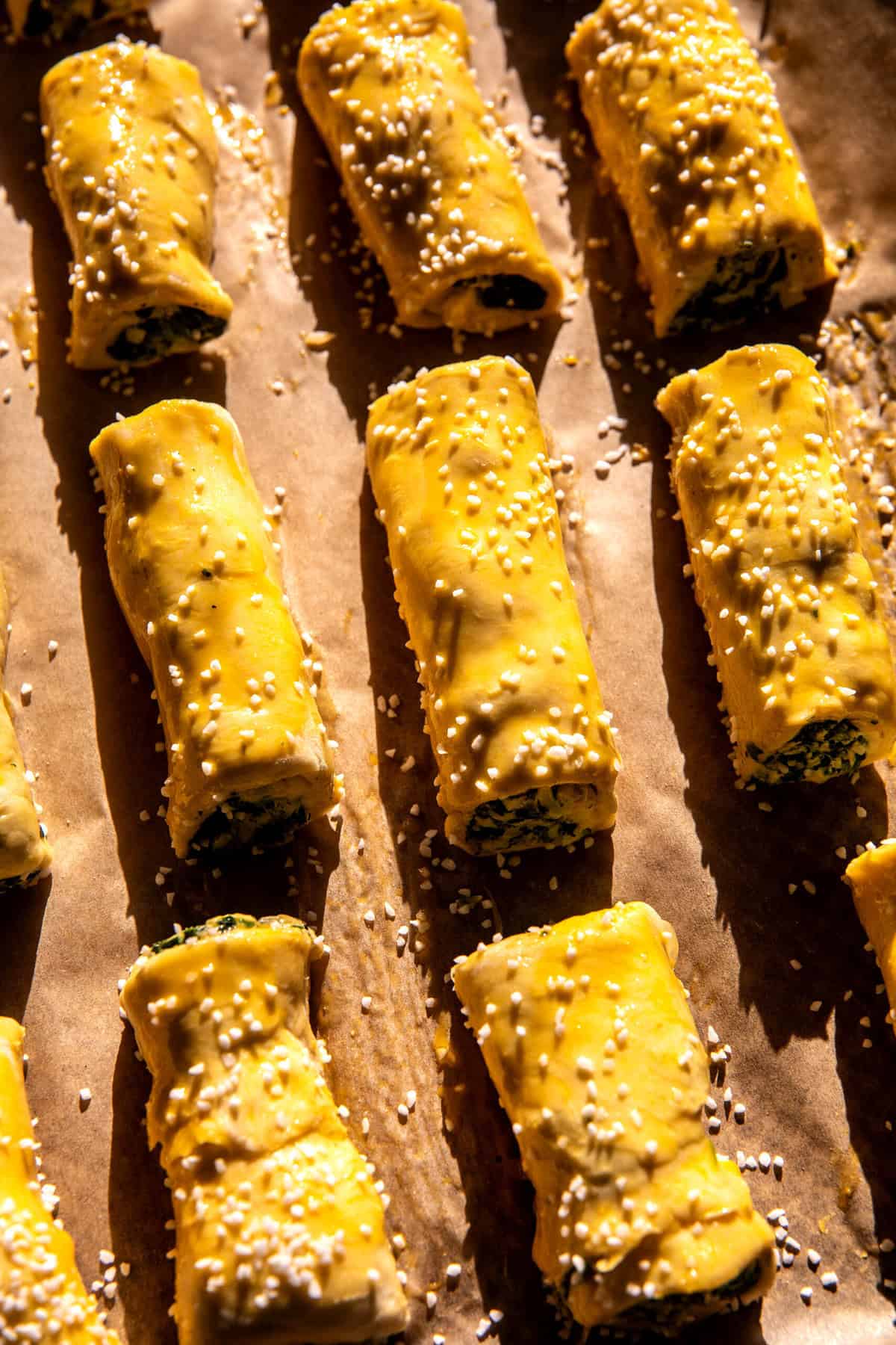 Spinach and Artichoke Dip Rolls | halfbakedharvest.com