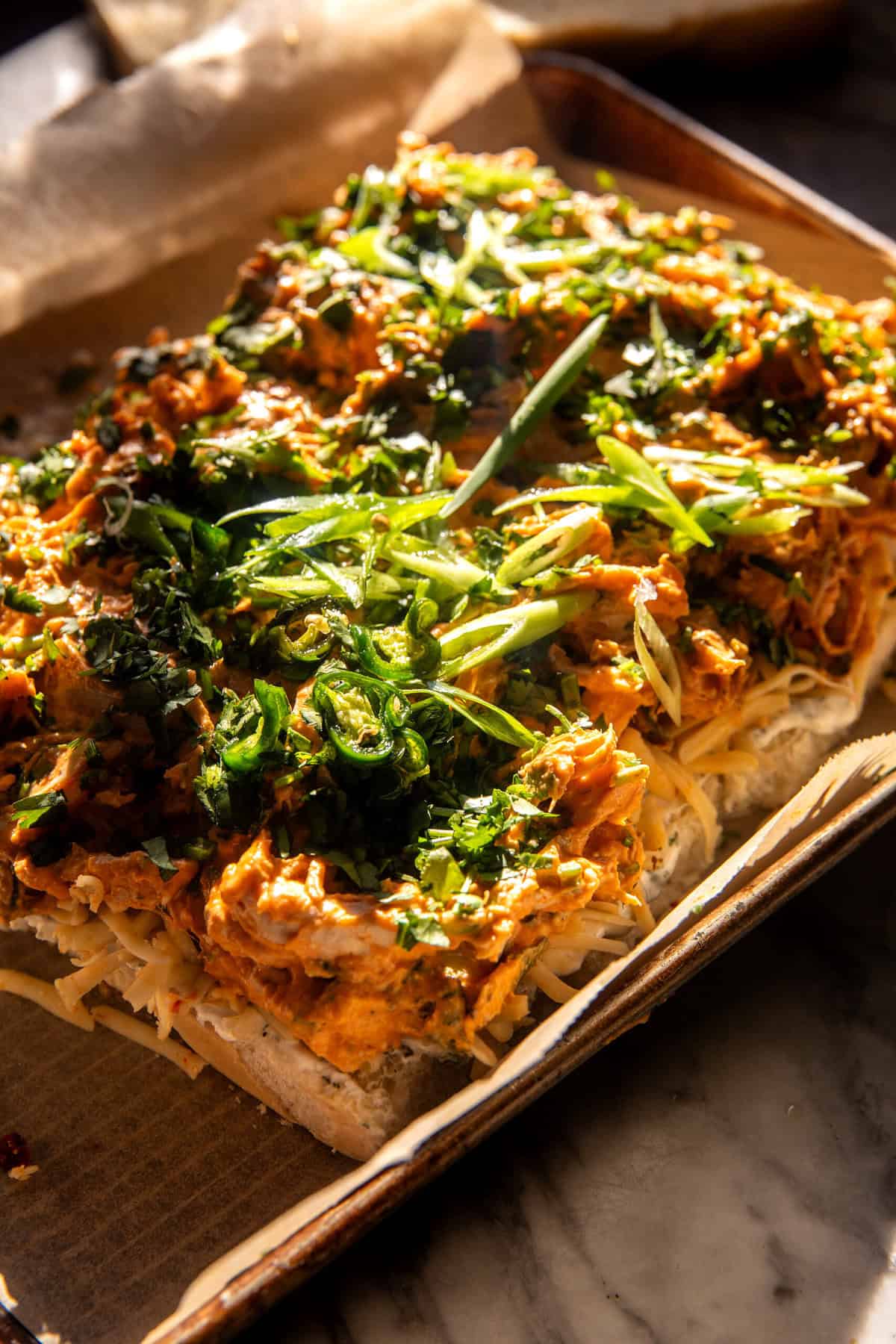 Buffalo Chicken Dip Sliders | halfbakedharvest.com