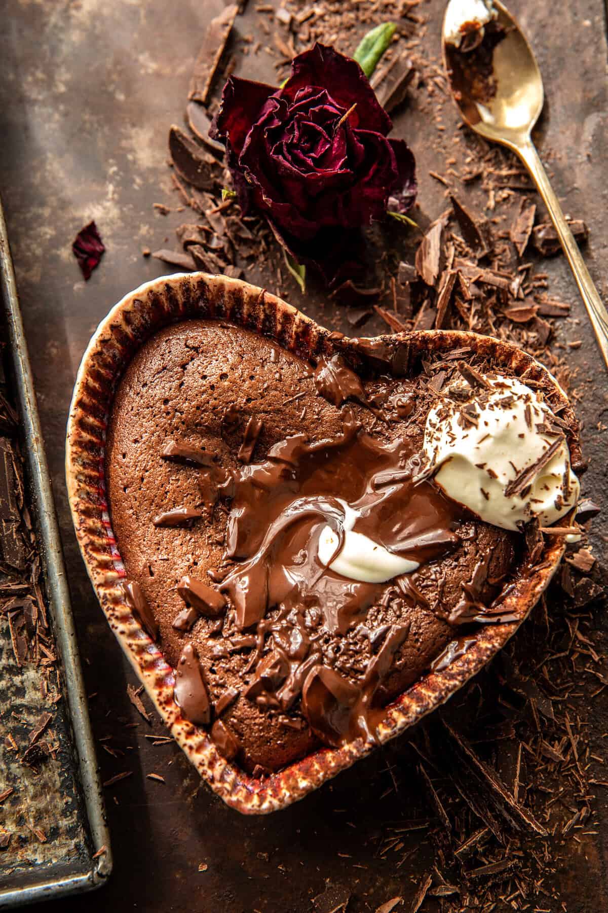 Easy Chocolate Pudding Cakes | halfbakedharvest.com