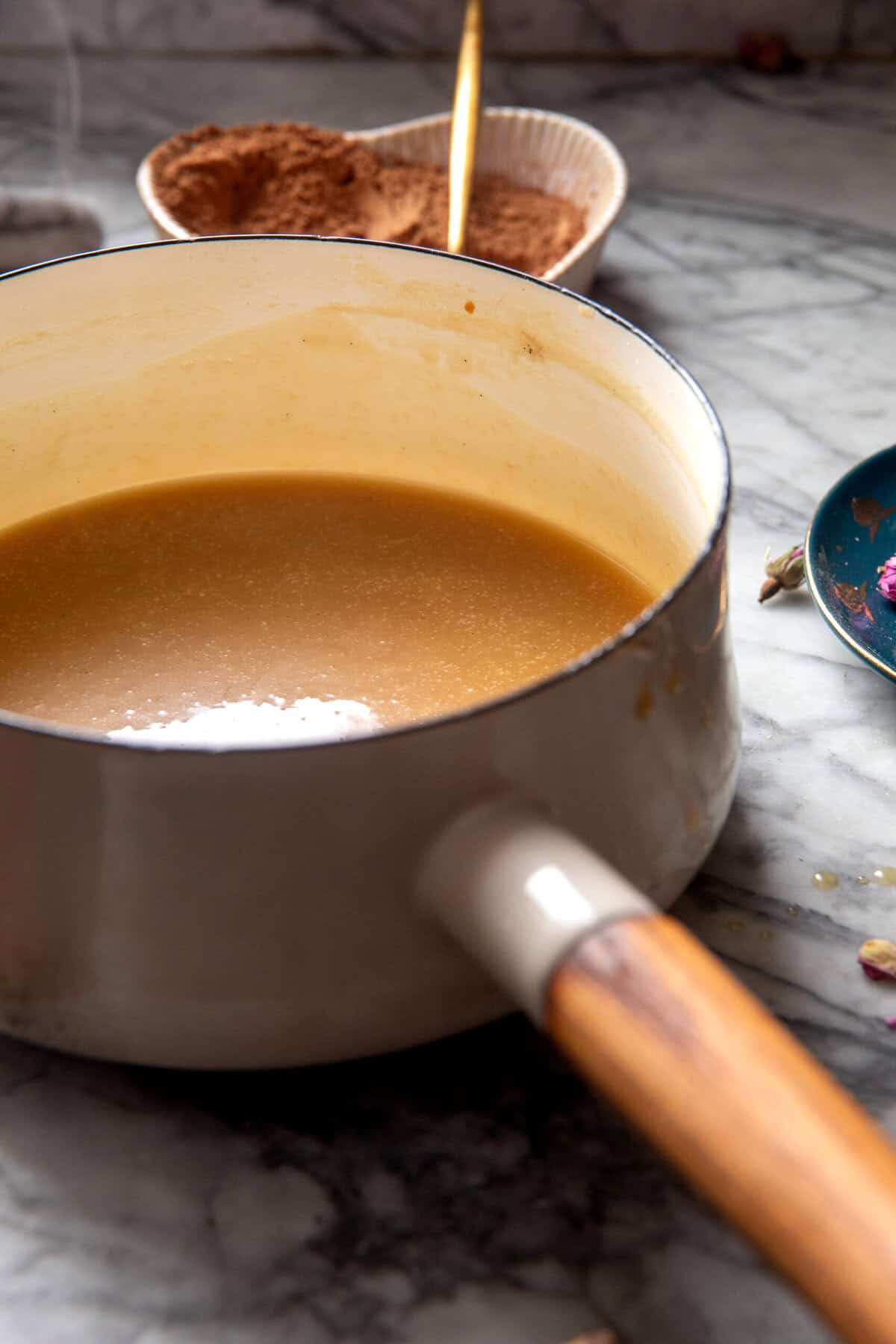 Brown Butter Banana Cake with Chocolate Caramel Frosting | halfbakedharvest.com