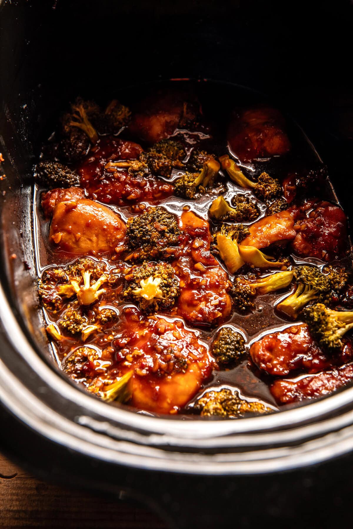 Crockpot Honey Garlic Chicken | halfbakedharvest.com