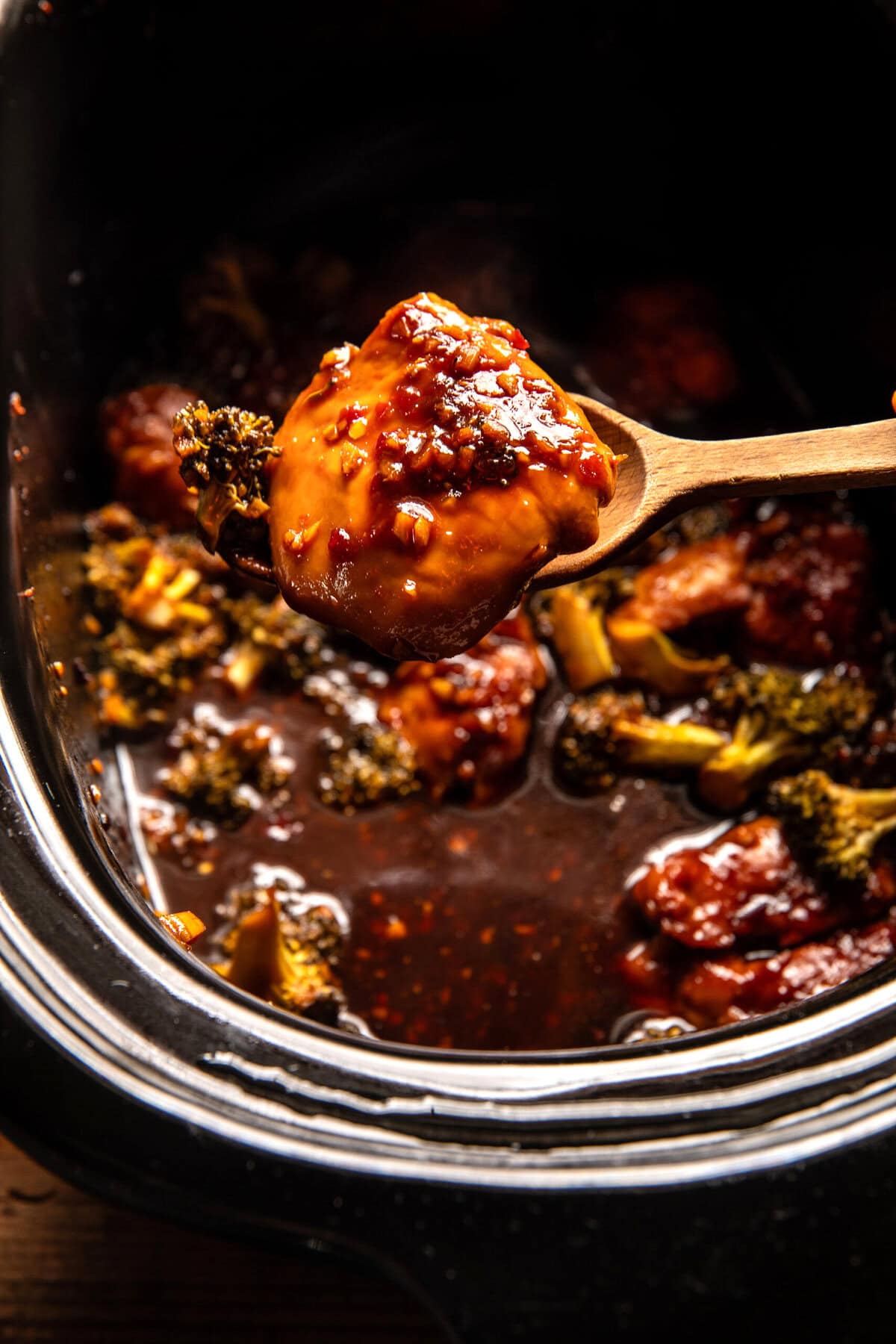 Crockpot Honey Garlic Chicken | halfbakedharvest.com