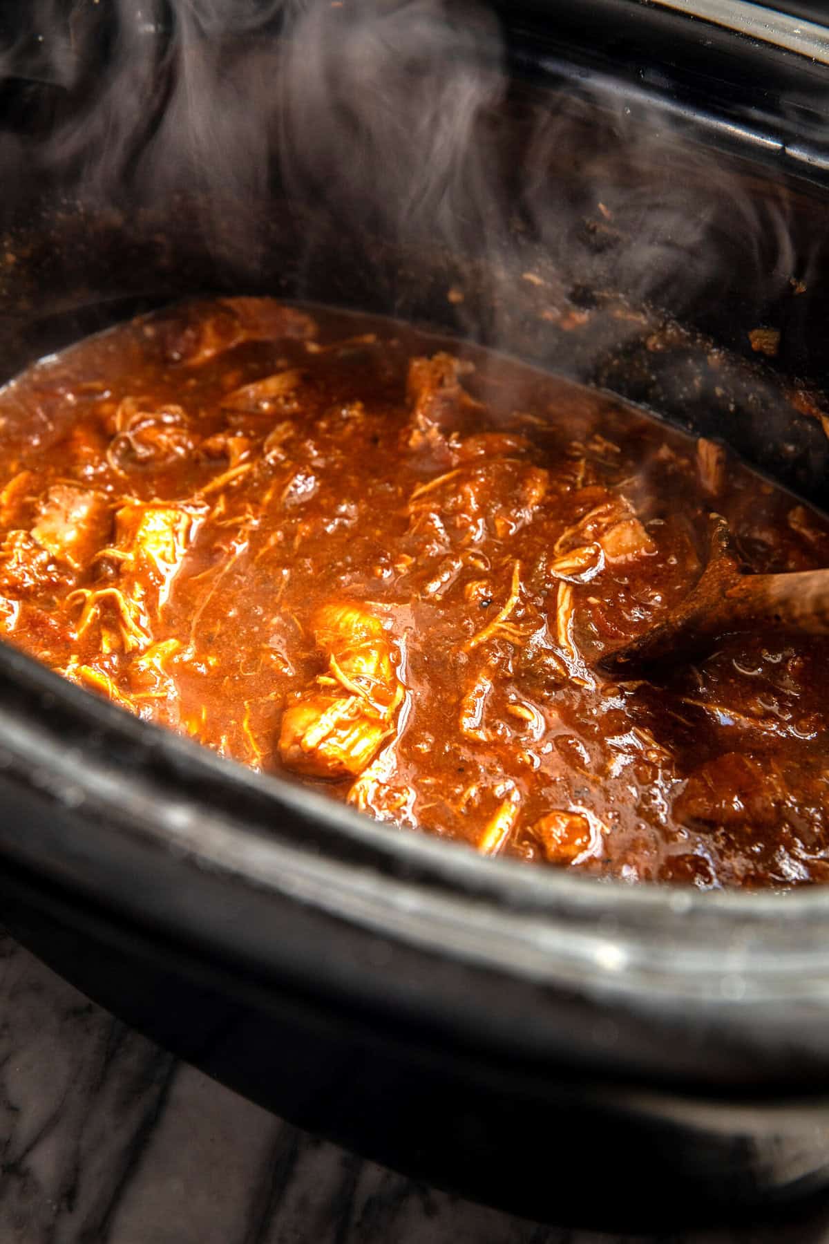 Crockpot Salsa Verde Chicken Tortilla Bowl | halfbakedharvest.com