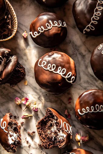 Homemade Hostess Cupcakes | halfbakedharvest.com