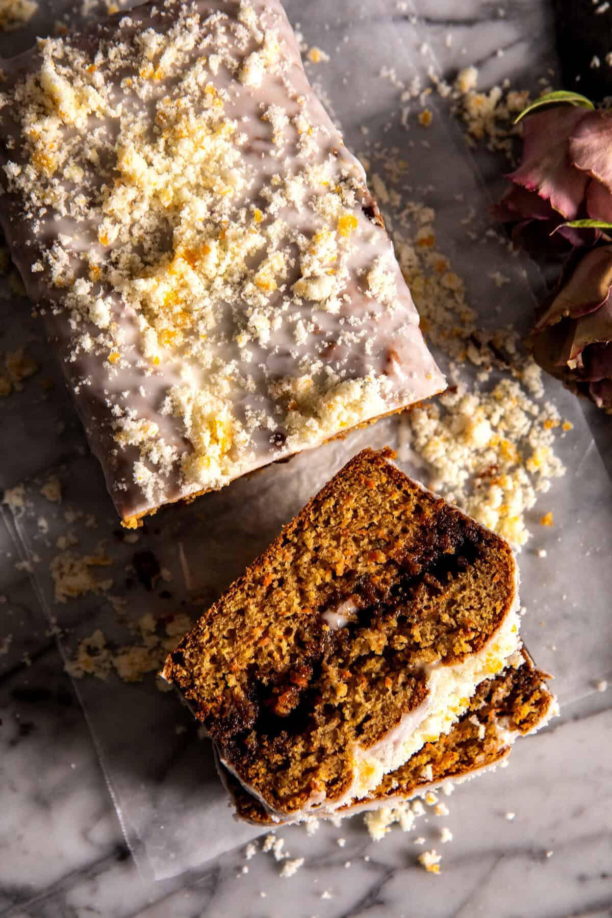 Lemon Glazed Carrot Cake | halfbakedharvest.com