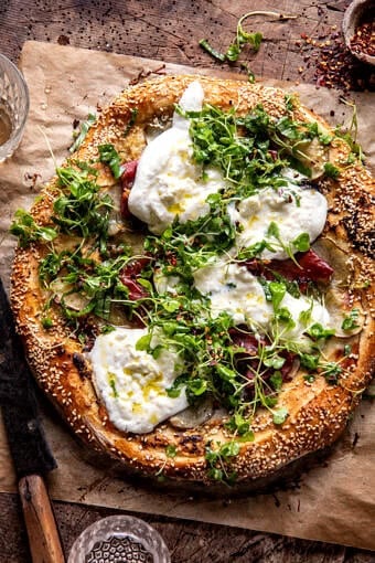 Potato Prosciutto Burrata Pizza | halfbakedharvest.com