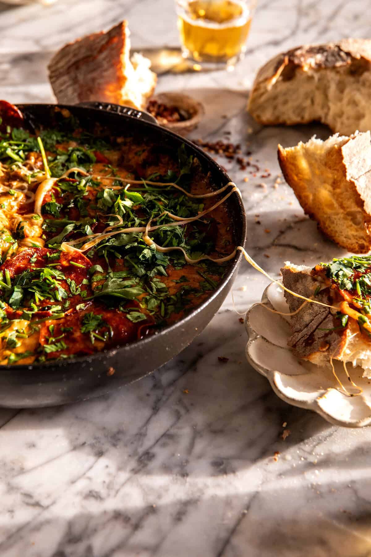 Sloppy Hot Italian Cheese Dip | halfbakedharvest.com