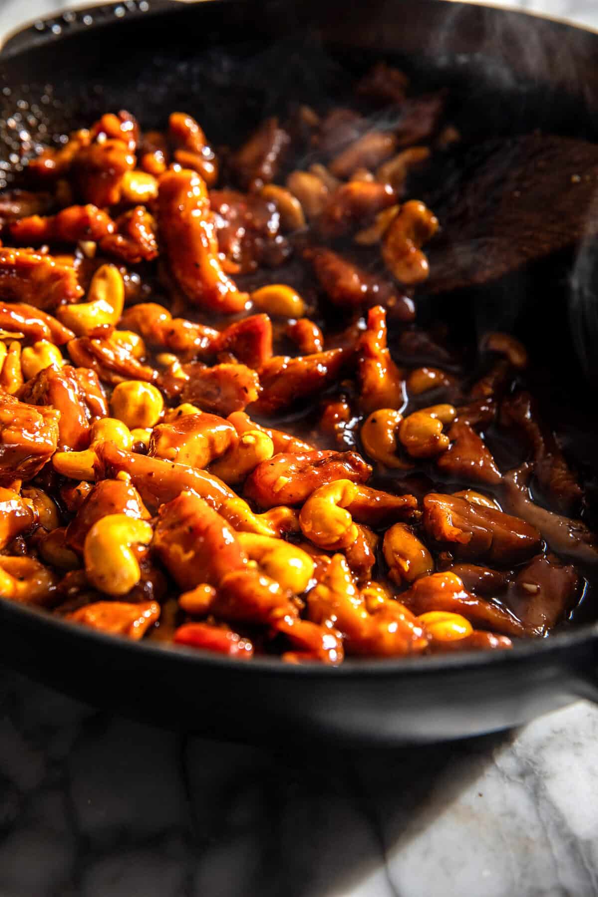 20 Minute Cashew Chicken Noodles | halfbakedharvest.com