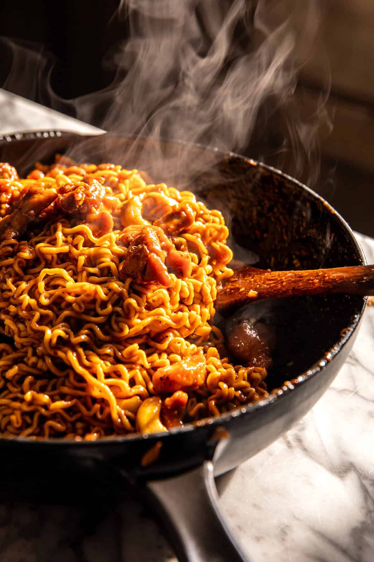 20 Minute Cashew Chicken Noodles | halfbakedharvest.com