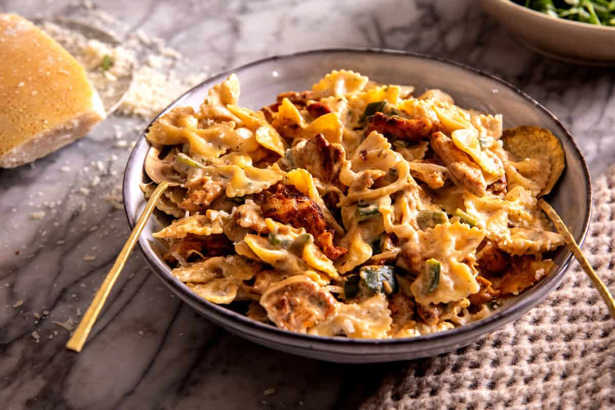 One Pot Cajun Ranch Chicken Pasta | halfbakedharvest.com