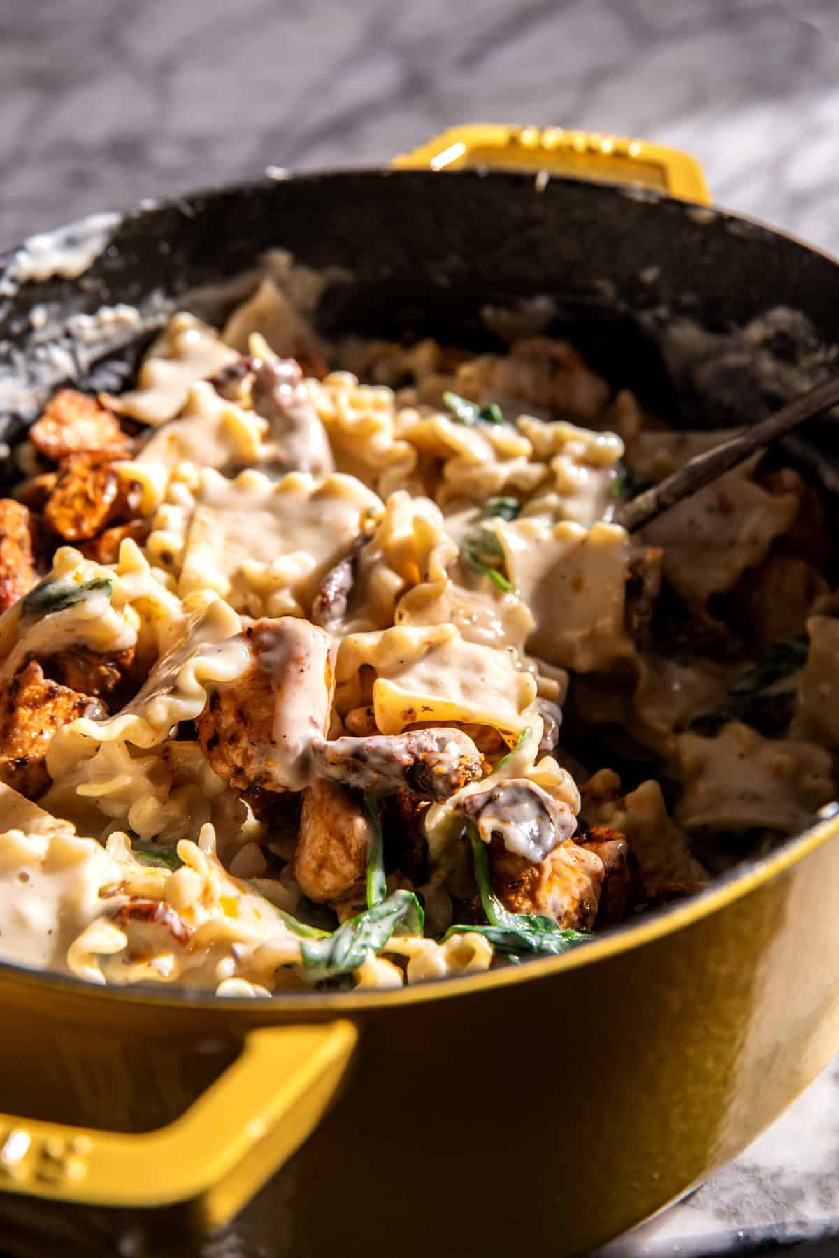 One Pot Marry Me Chicken Pasta | halfbakedharvest.com