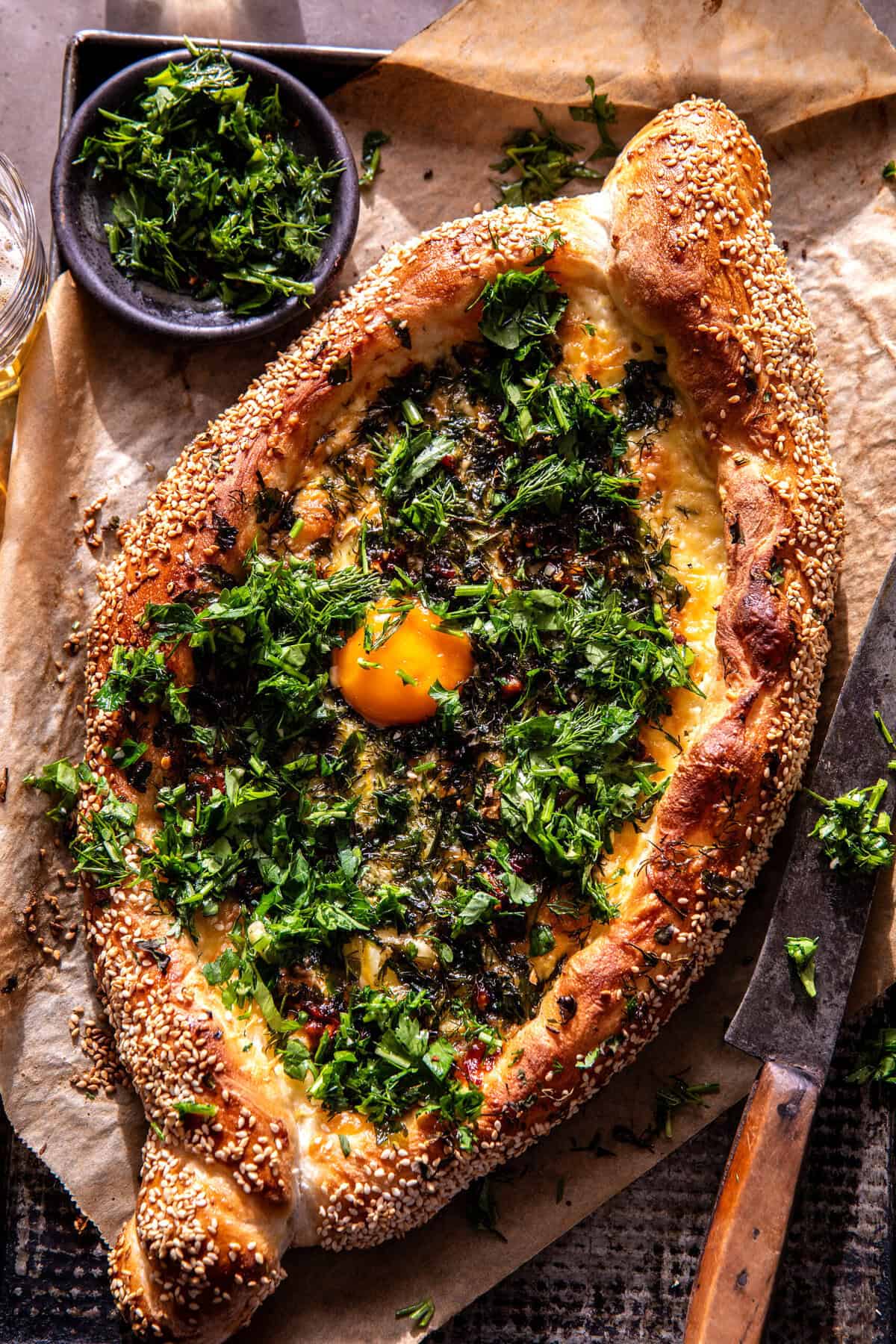 Sesame Gouda Khachapuri | halfbakedharvest.com