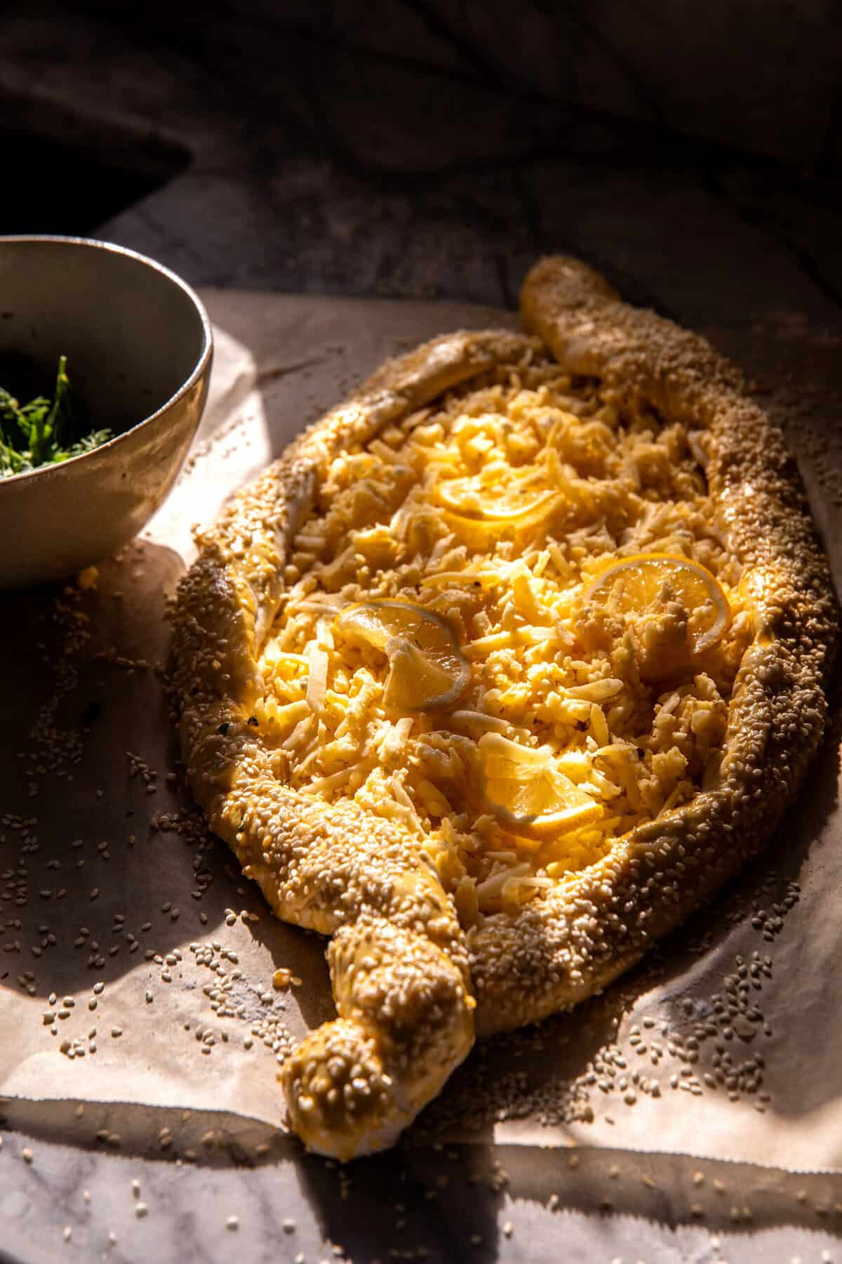 Sesame Gouda Khachapuri | halfbakedharvest.com