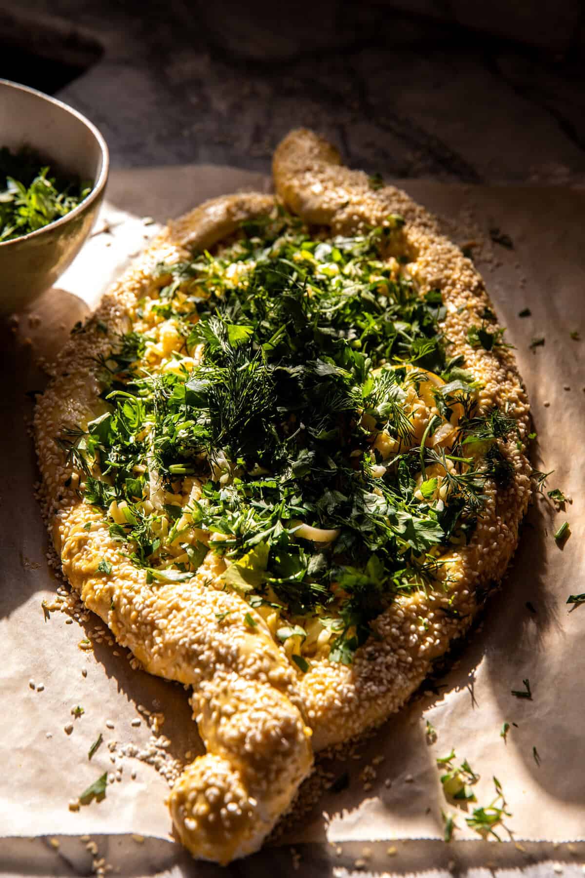 Sesame Gouda Khachapuri | halfbakedharvest.com