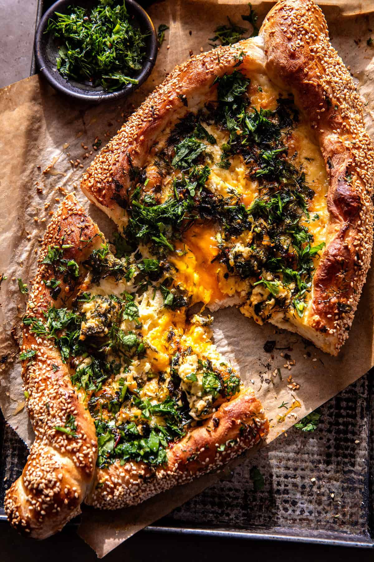 Sesame Gouda Khachapuri | halfbakedharvest.com