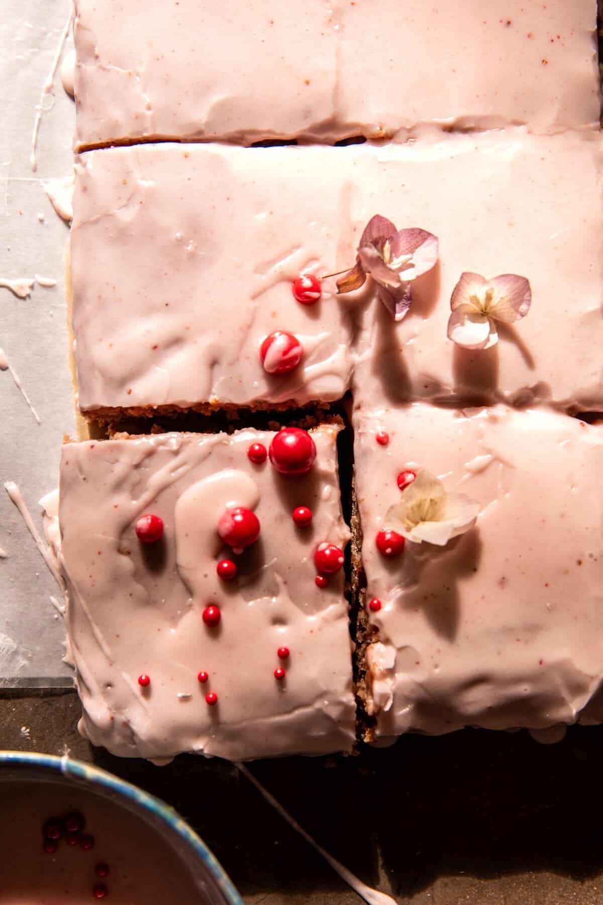 Strawberry Poptart Sheet Cake | halfbakedharvest.com