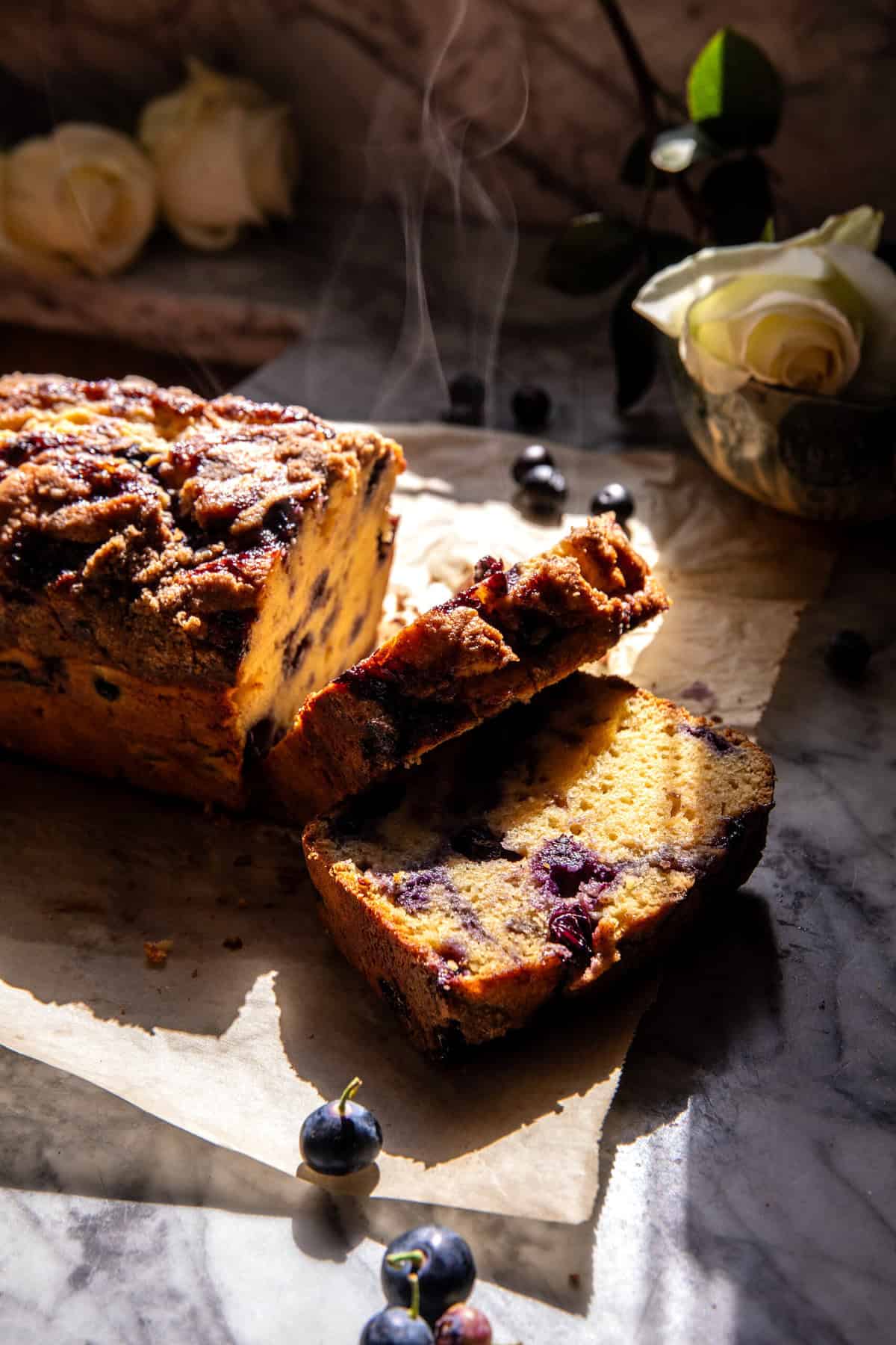 Blueberry Muffin Bread | halfbakedharvest.com