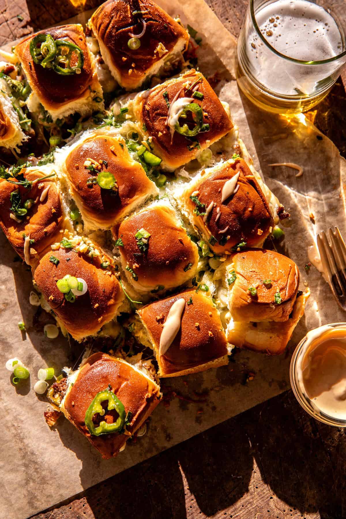 Jalapeno Pepper Jack Cheeseburger Sliders | halfbakedharvest.com