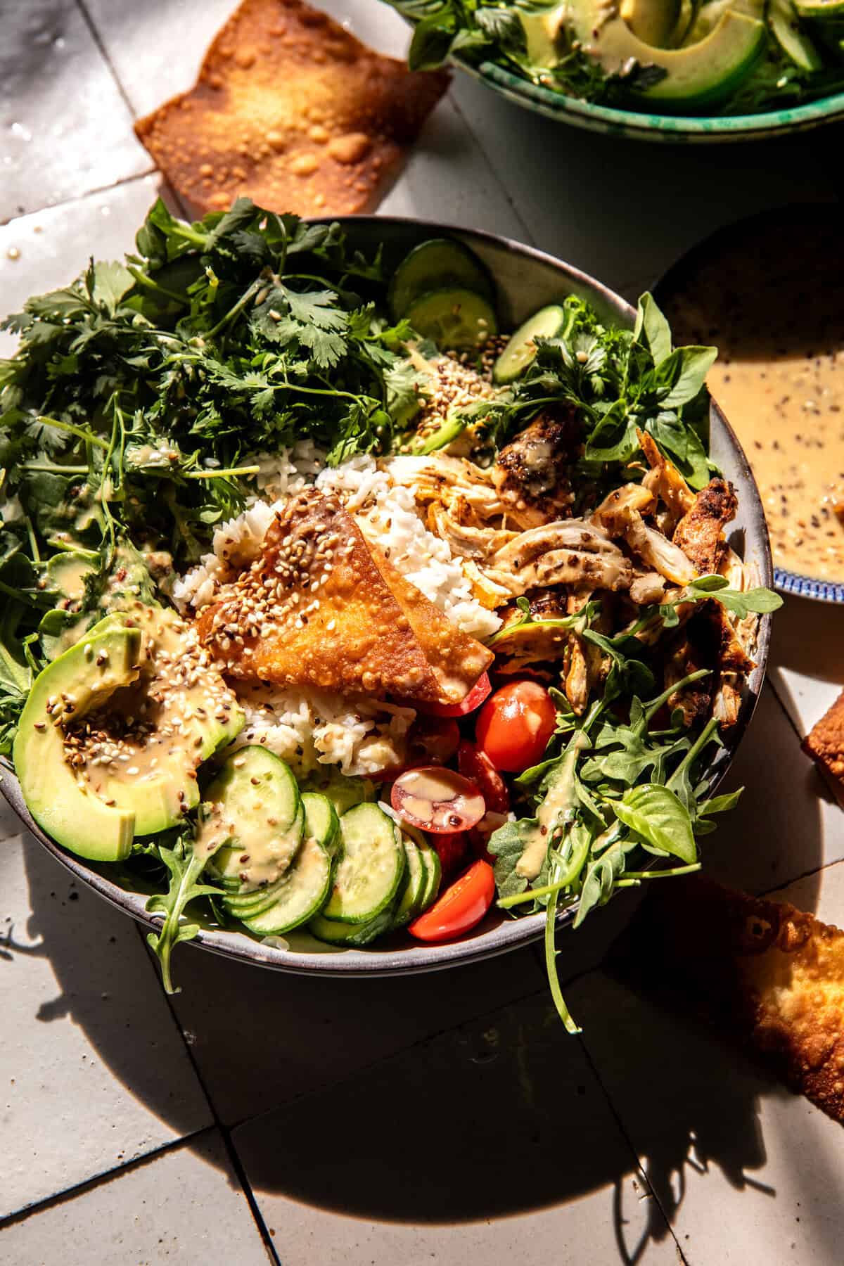 20 Minute Miso Sesame Chicken Bowls | halfbakedharvest.com