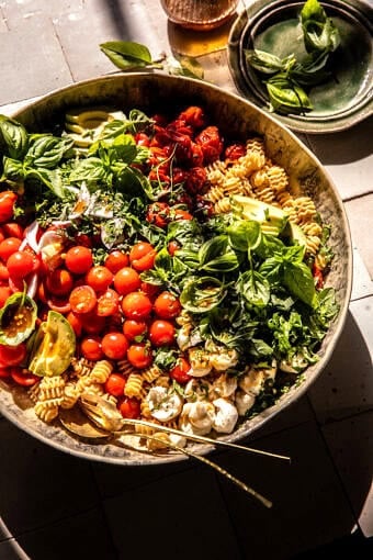 Caprese Pasta Salad | halfbakedharvest.com