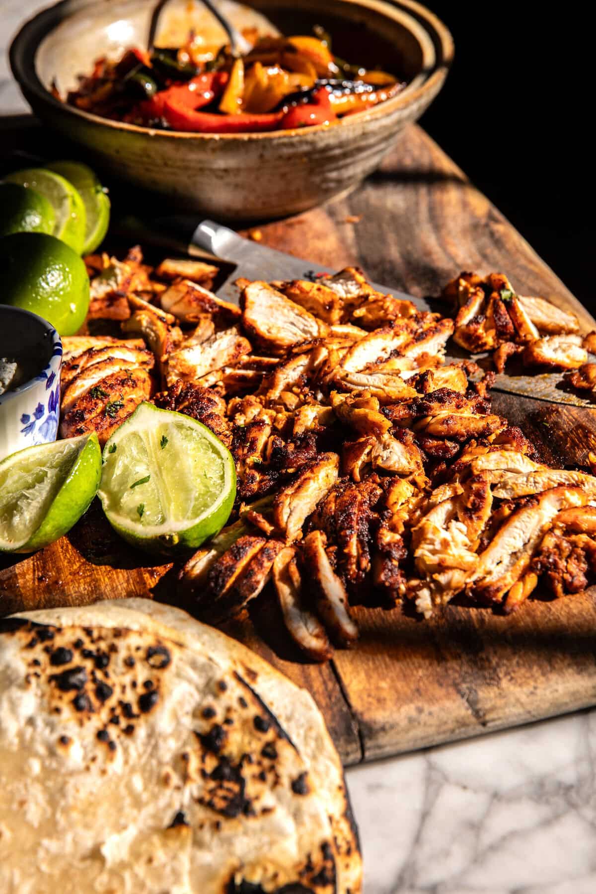 Easy Sheet Pan Chicken Fajitas | halfbakedharvest.com