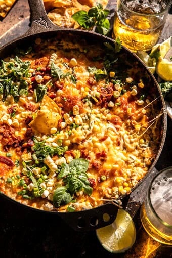 Hot Bacon Corn Dip | halfbakedharvest.com