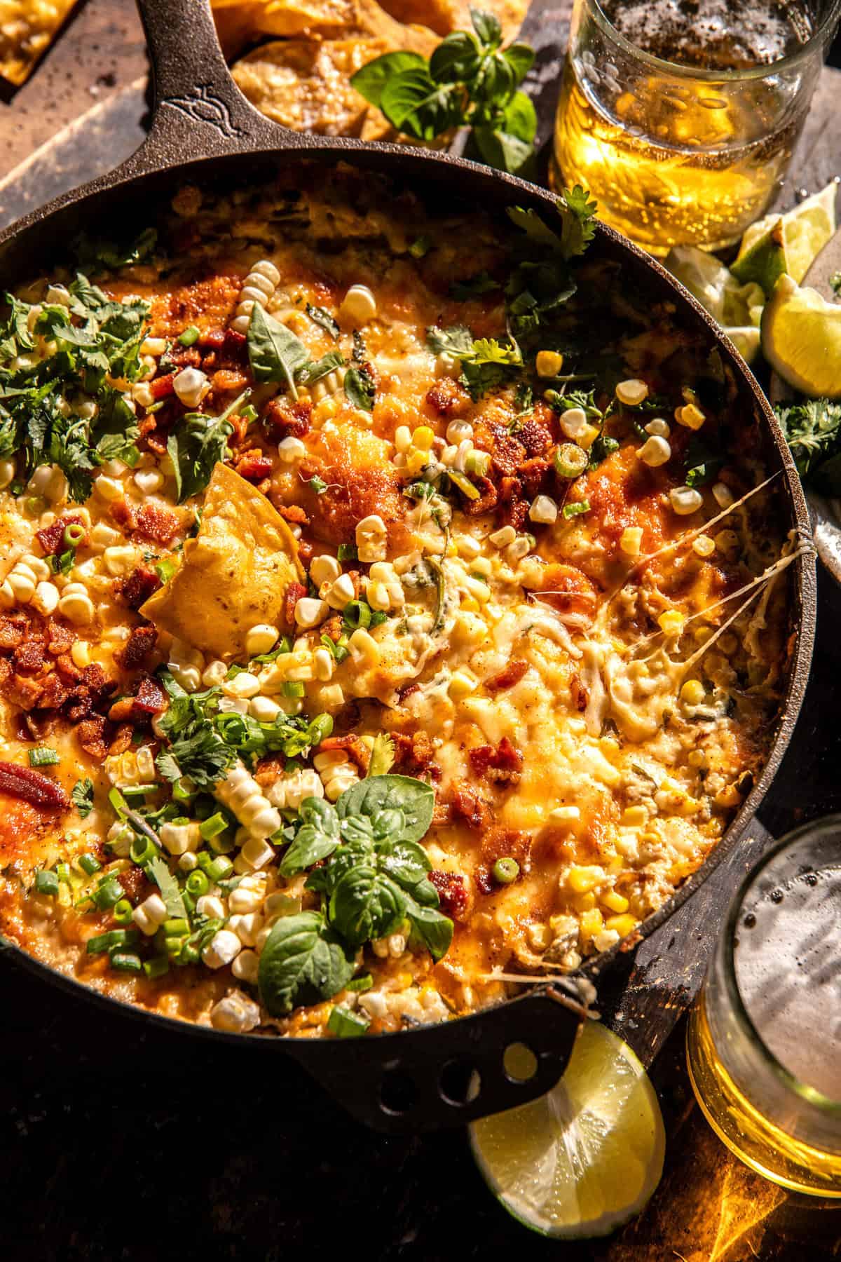 Hot Bacon Corn Dip | halfbakedharvest.com