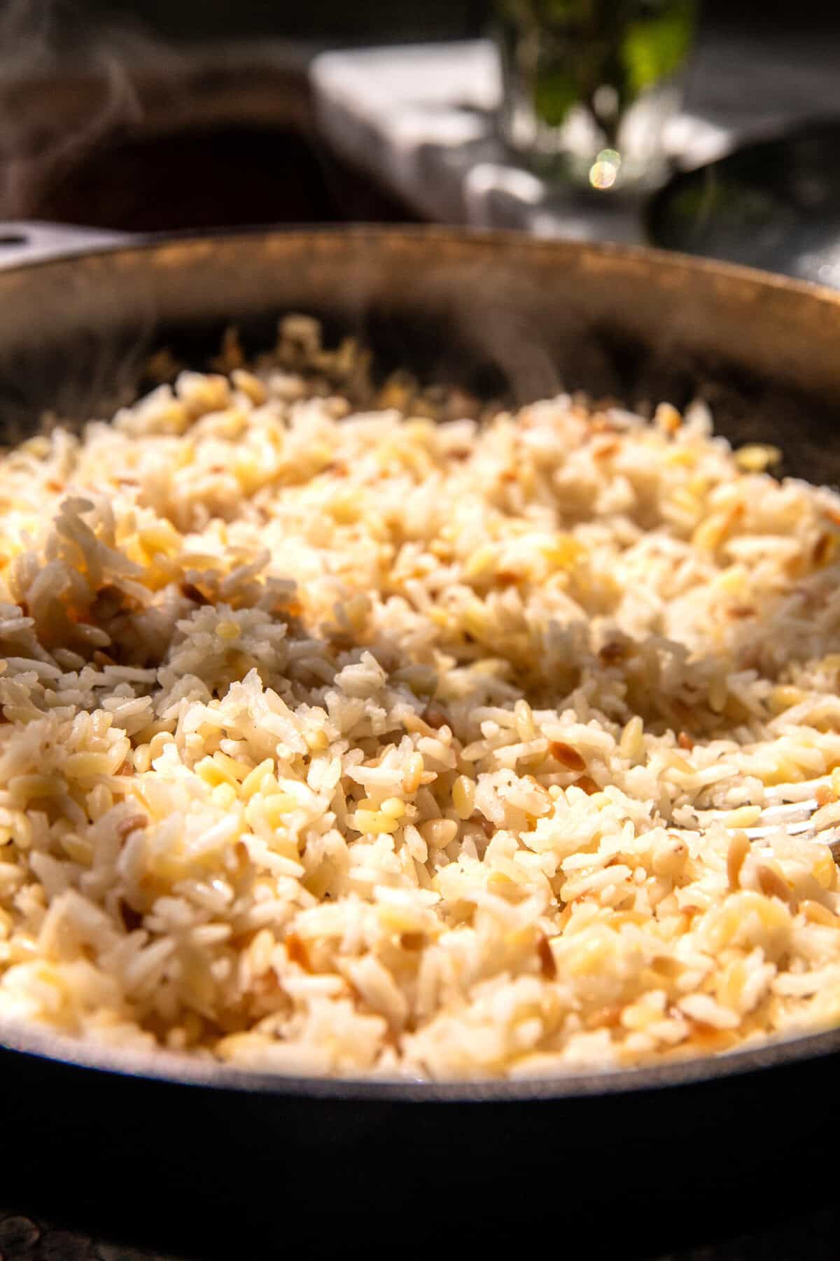 Chicken Souvlaki Rice Pilaf | halfbakedharvest.com