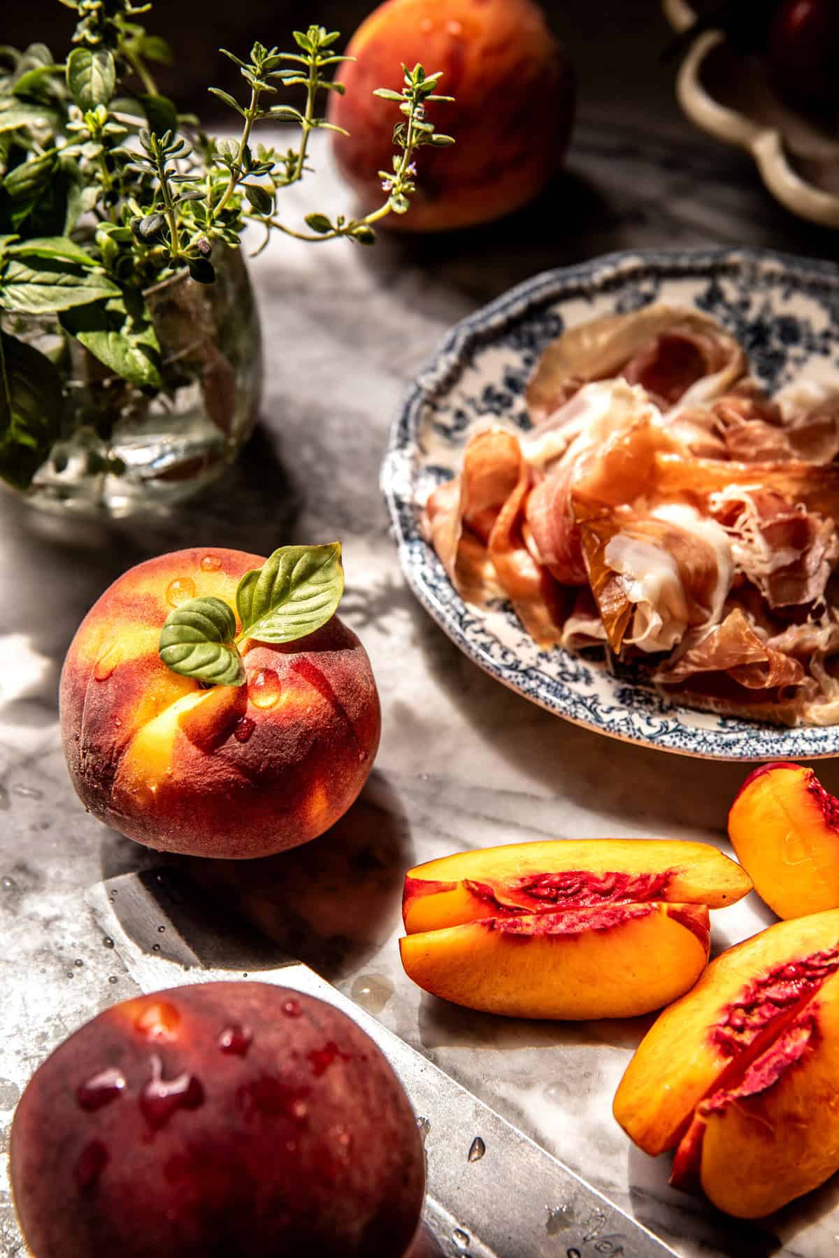 Tomato Peach Chicken Salad | halfbakedharvest.com