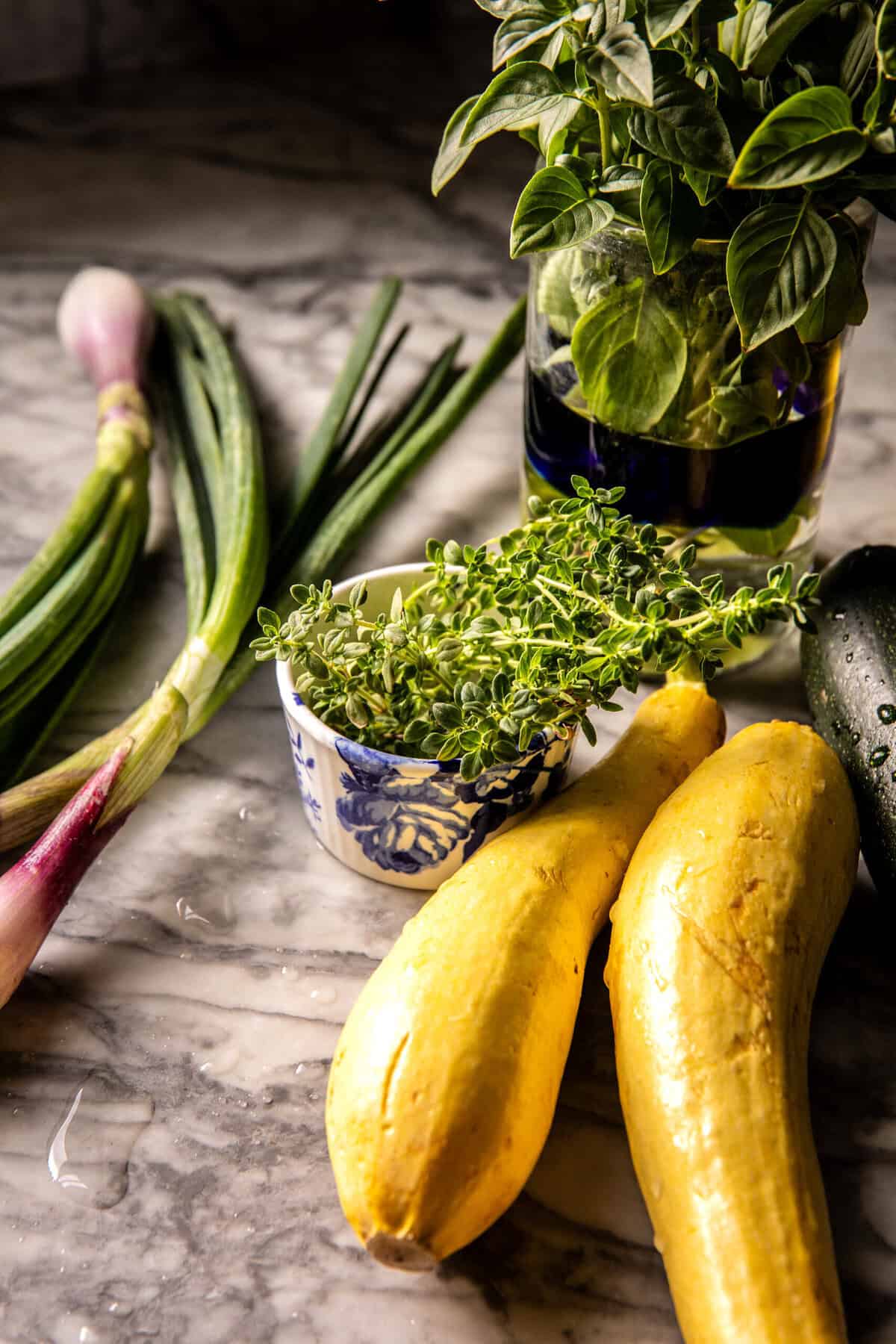 Zucchini Cheddar Chicken Noodle Casserole | halfbakedharvest.com