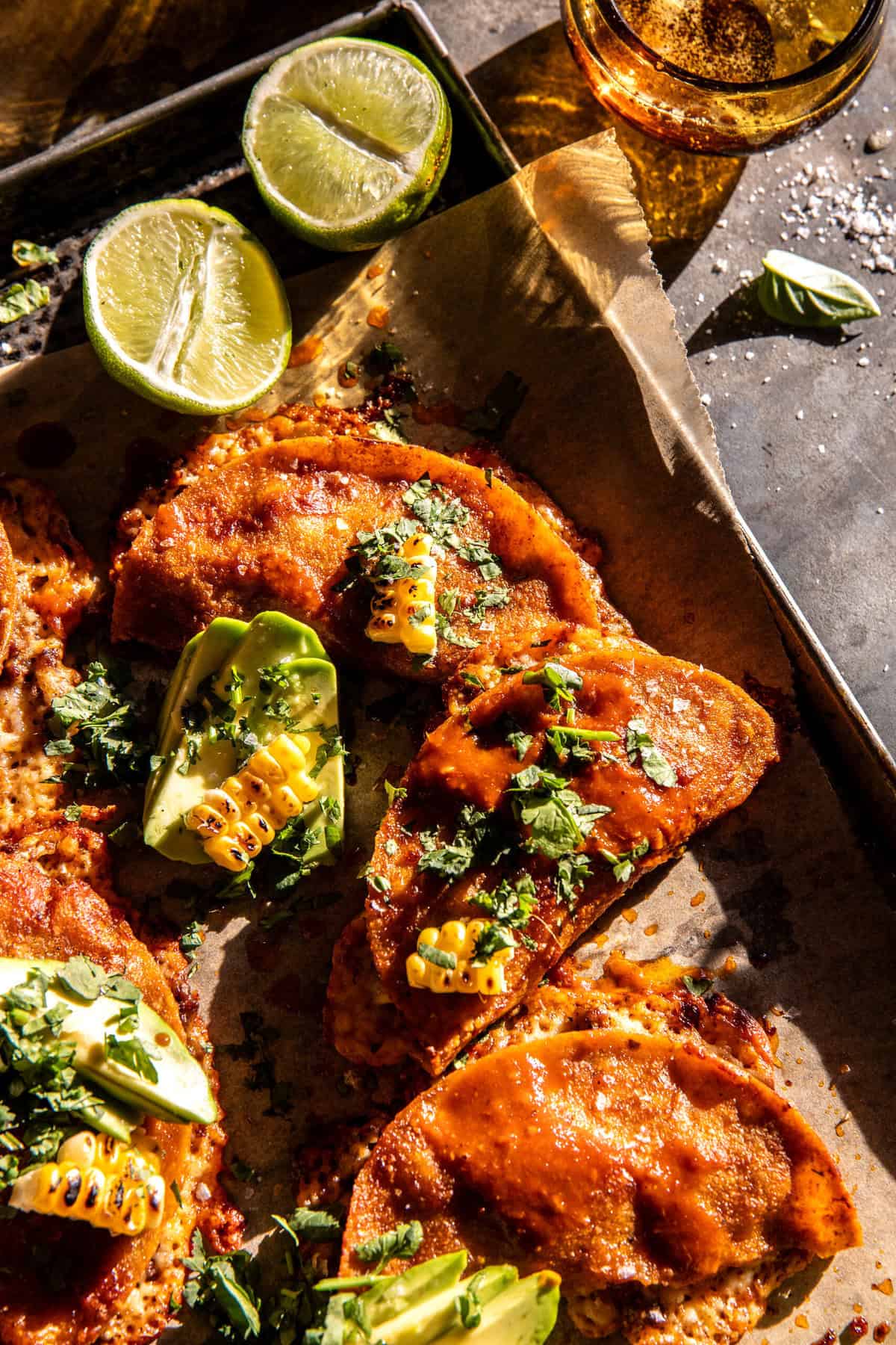 Baked Chipotle Beef and Melted Cheese Tacos | halfbakedharvest.com