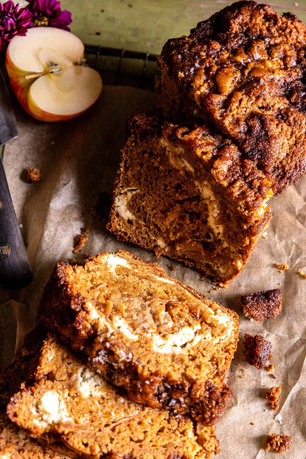 Chai Spiced Apple Butter Muffin Bread | halfbakedharvest.com