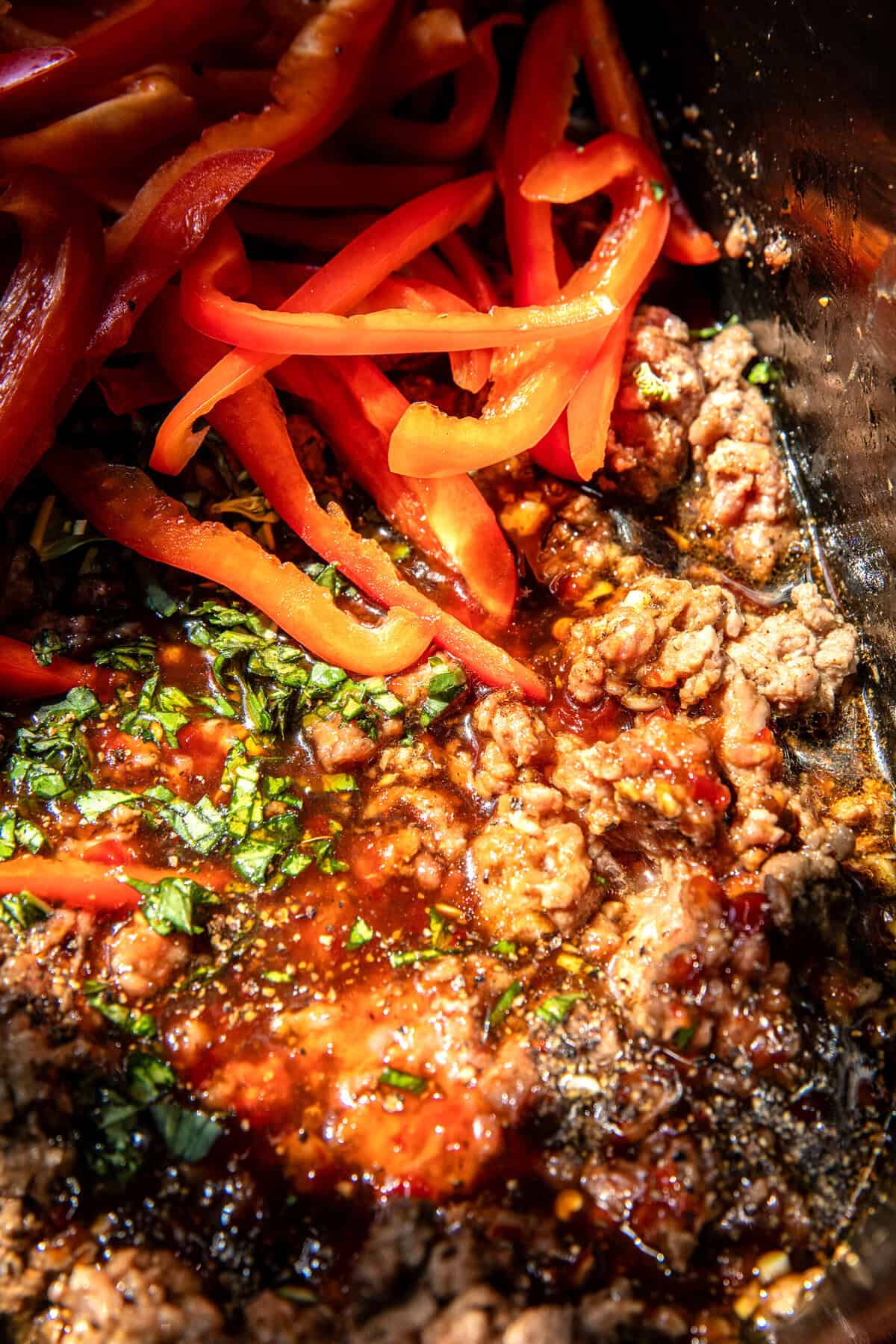 Crockpot Thai Basil Beef Sesame Rice Bowls | halfbakedharvest.com