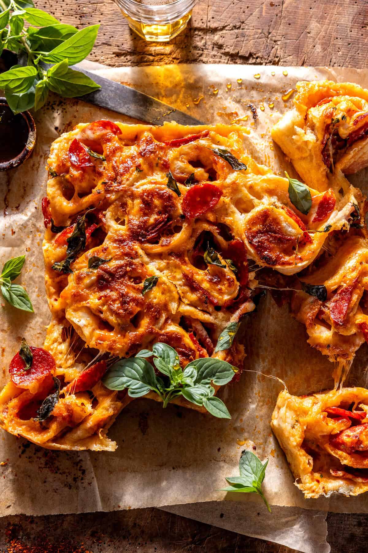 Hot Honey Pepperoni Pizza Rolls | halfbakedharvest.com