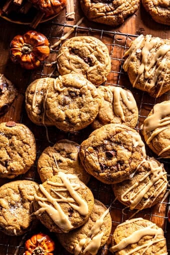 Brown Sugar Maple Pumpkin Butter Cookies | halfbakedharvest.com