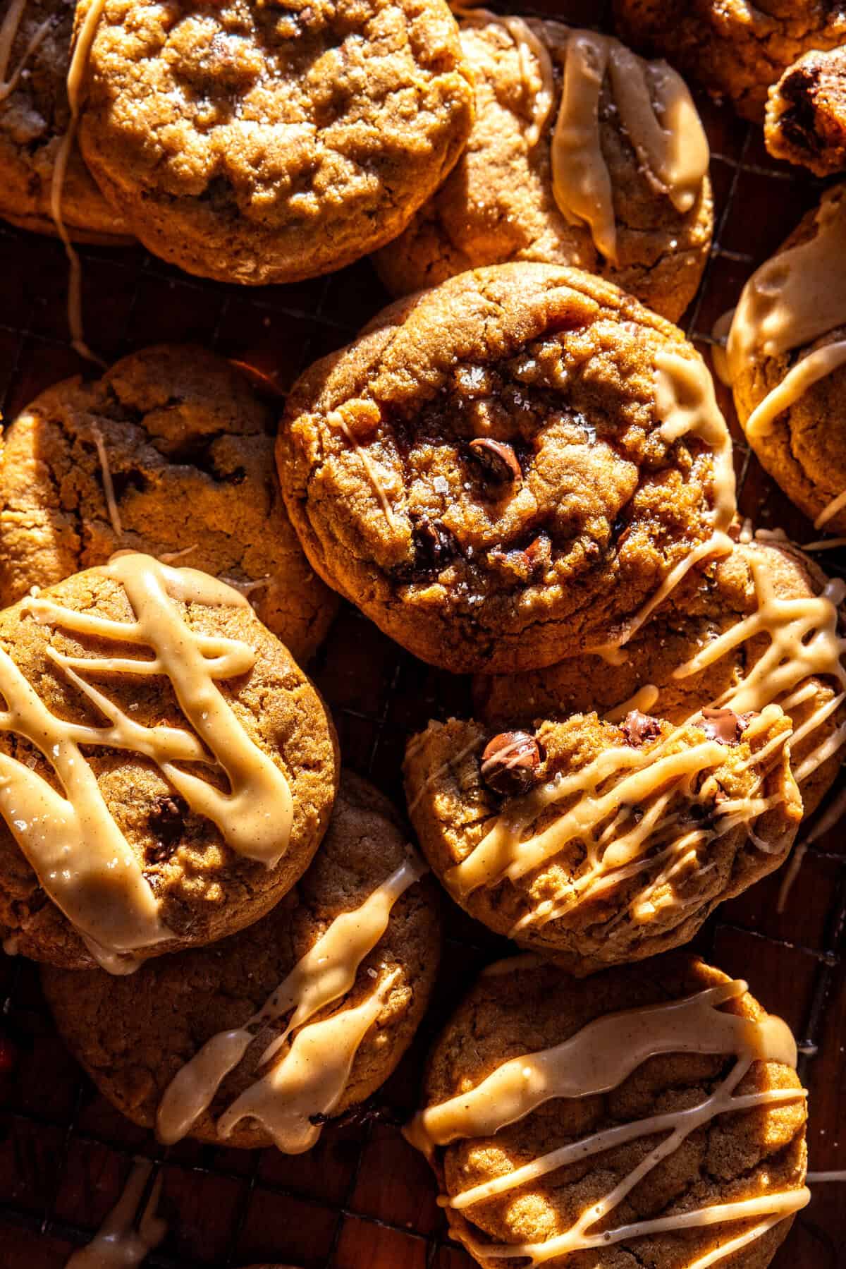 Brown Sugar Maple Pumpkin Butter Cookies | halfbakedharvest.com