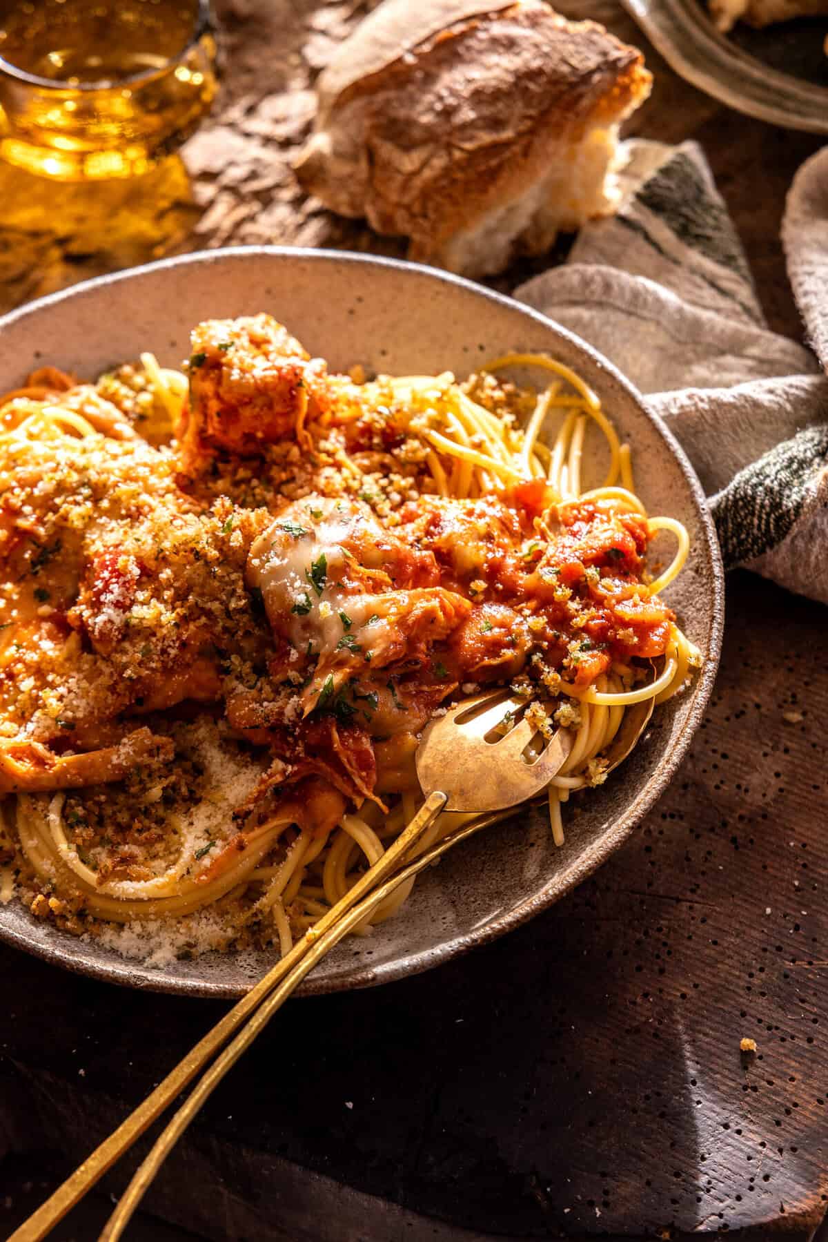 Crockpot Chicken Parmesan | halfbakedharvest.com