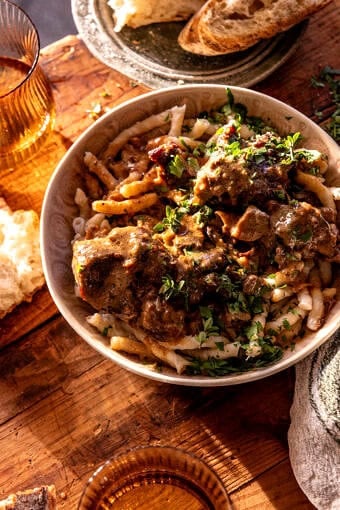 Easy Pot Roast Stroganoff | halfbakedharvest.com