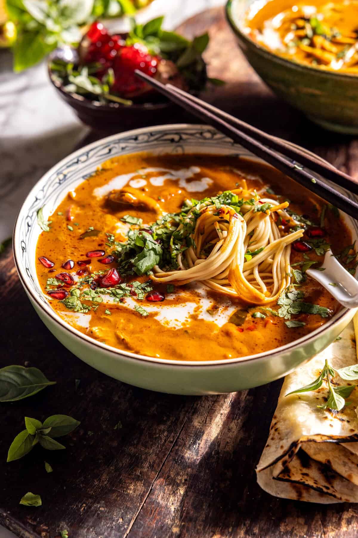 Thai Red Curry Chicken Noodle Soup | halfbakedharvest.com
