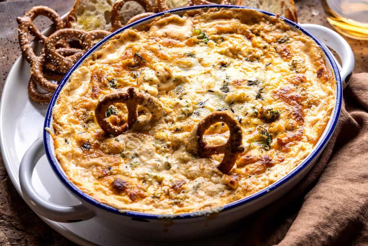 Broccoli Cheddar Dip | halfbakedharvest.com