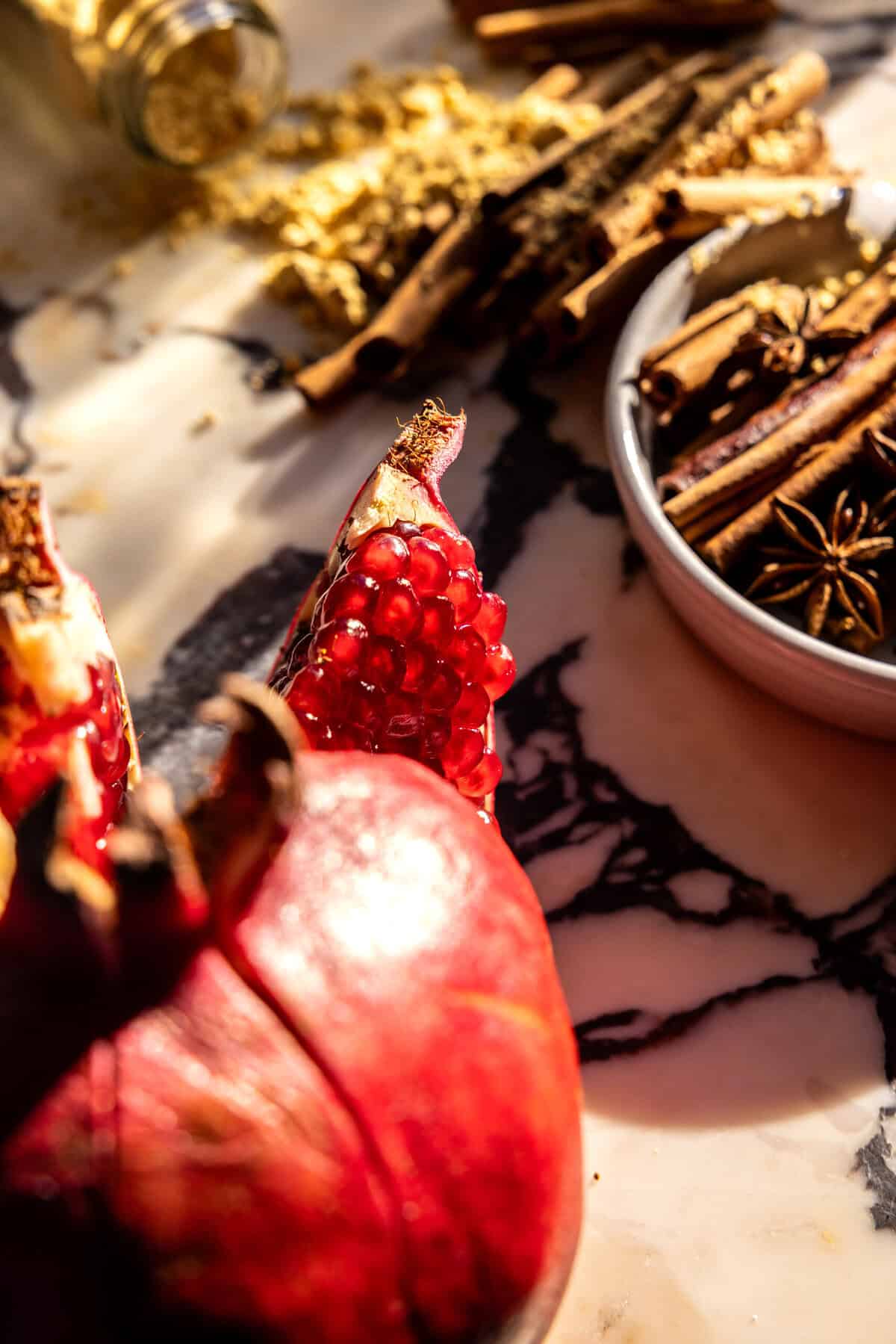 Spiced Pomegranate Martini | halfbakedharvest.com