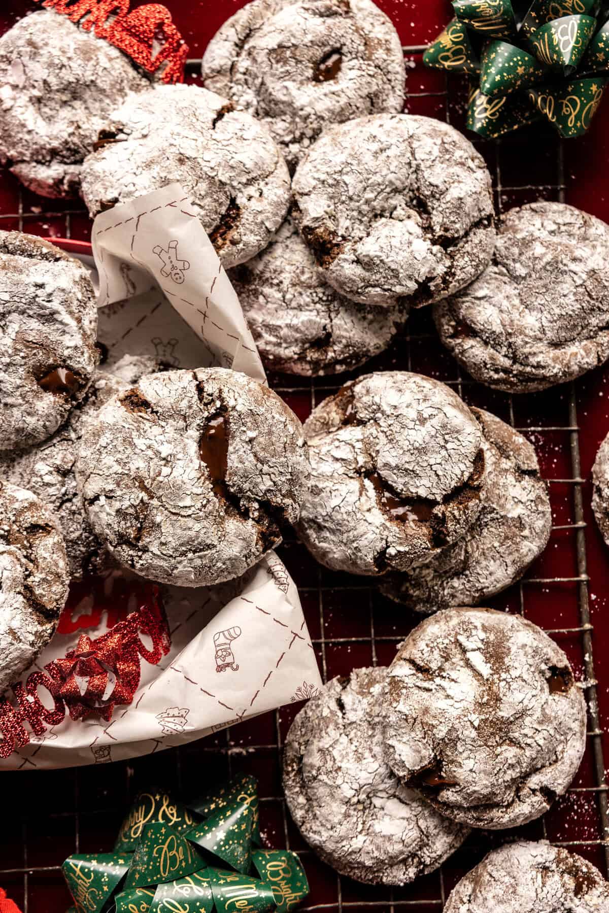 Gooey Chocolate Crinkle Cookies | halfbakedharvest.com