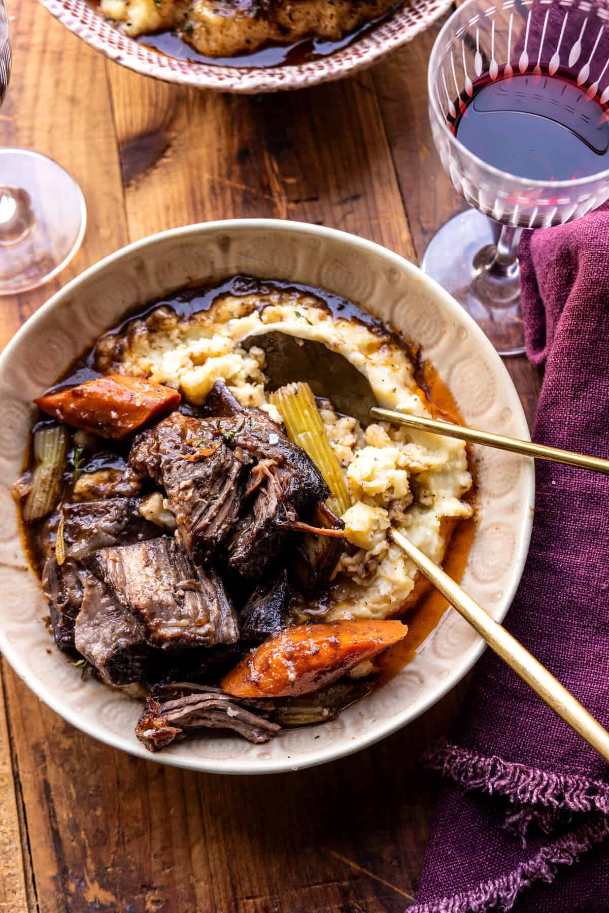 Red Wine Braised Short Ribs | halfbakedharvest.com
