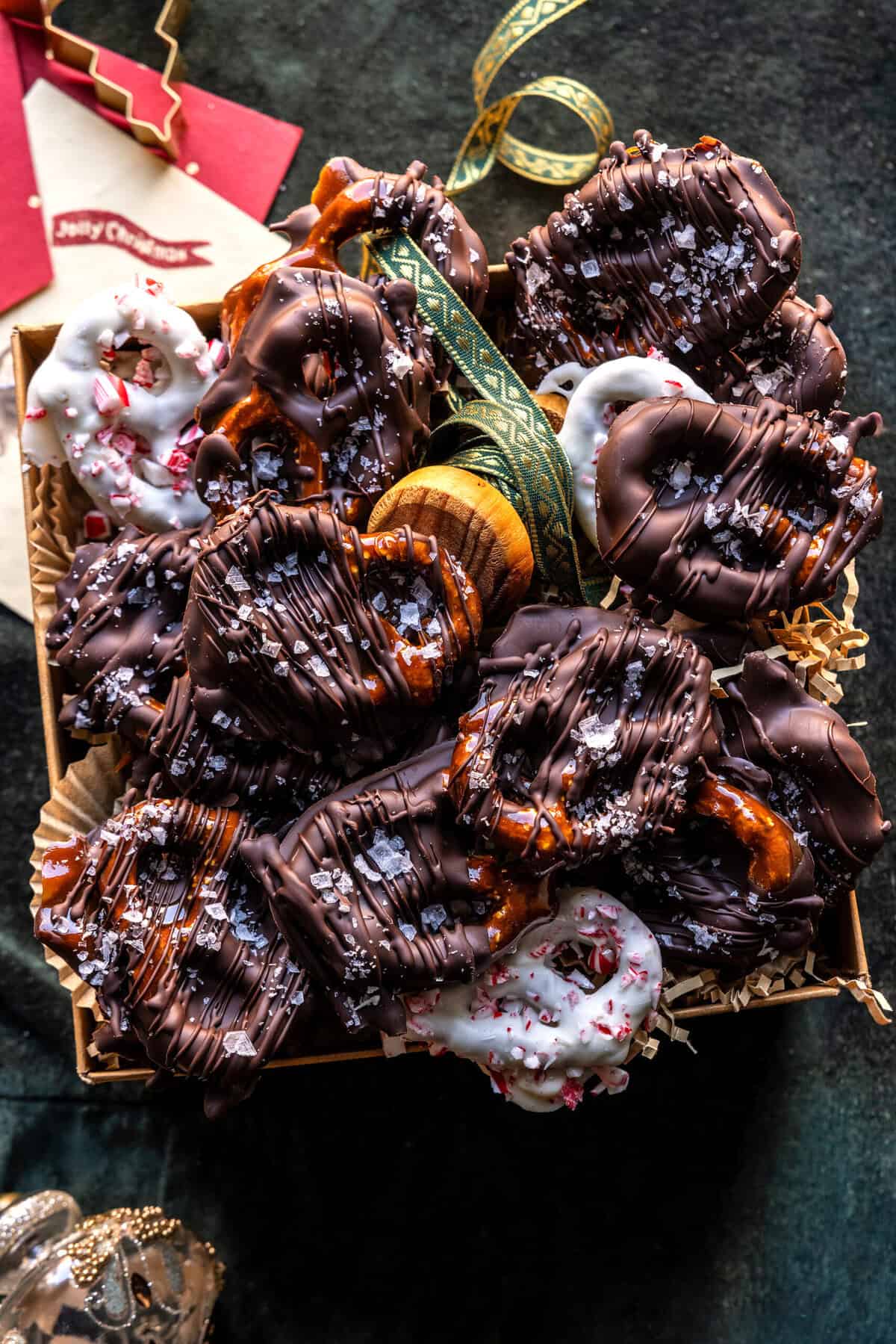 Salted Caramel Brulee Chocolate Pretzels | halfbakedharvest.com