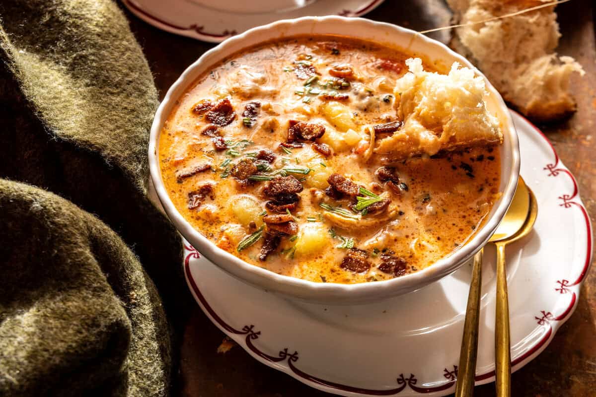 Spicy Italian Chicken Gnocchi Soup | halfbakedharvest.com