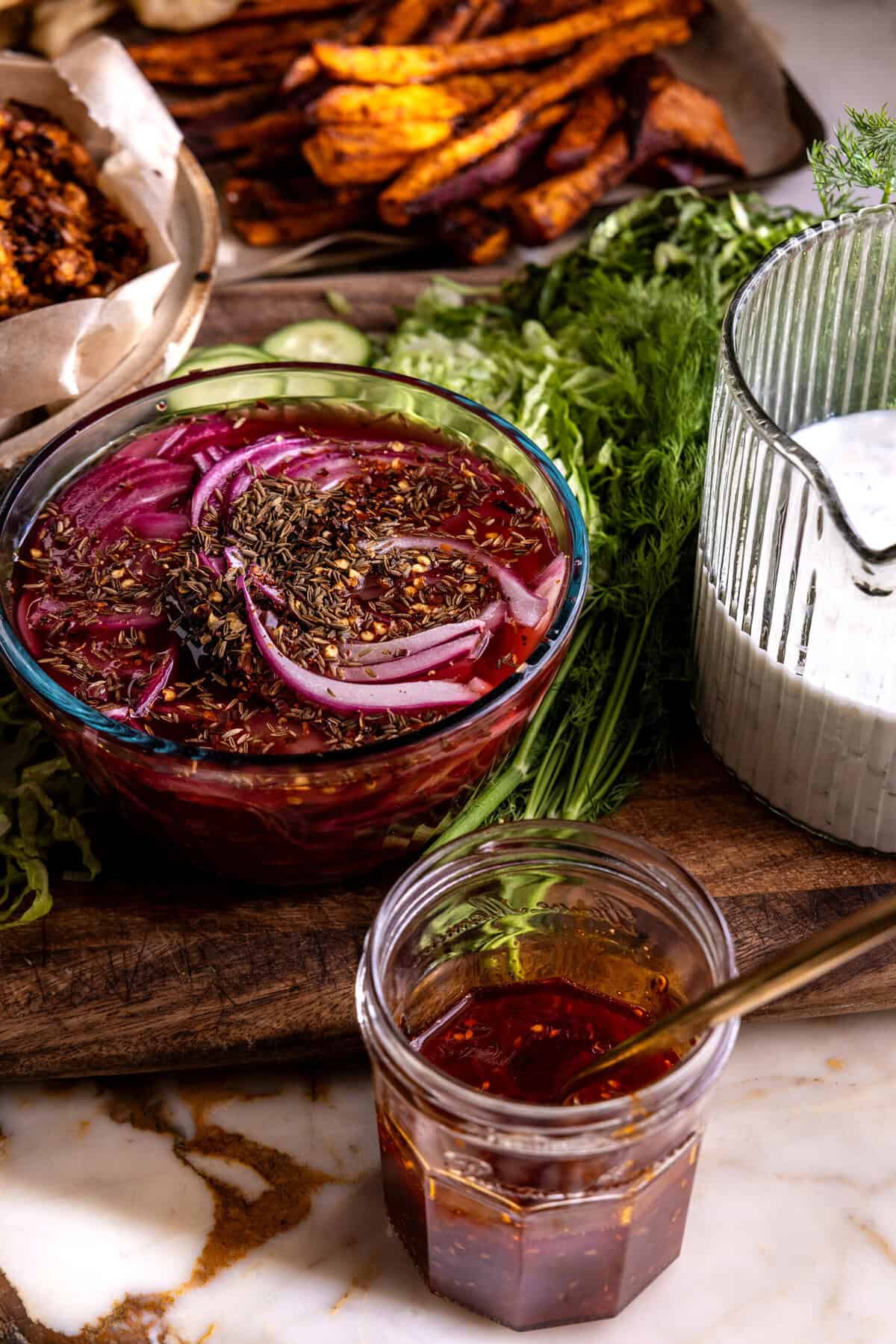 Quick Chicken Shawarma and Sweet Potato Bowls halfbakedharvest.com