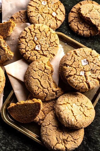 Salted Peanut Butter Cookies | halfbakedharvest.com